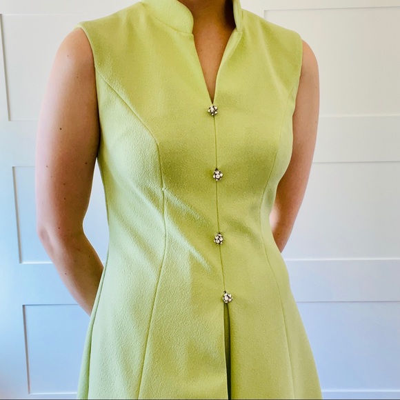 Vintage Green Shirtdress - Picture 5 of 9
